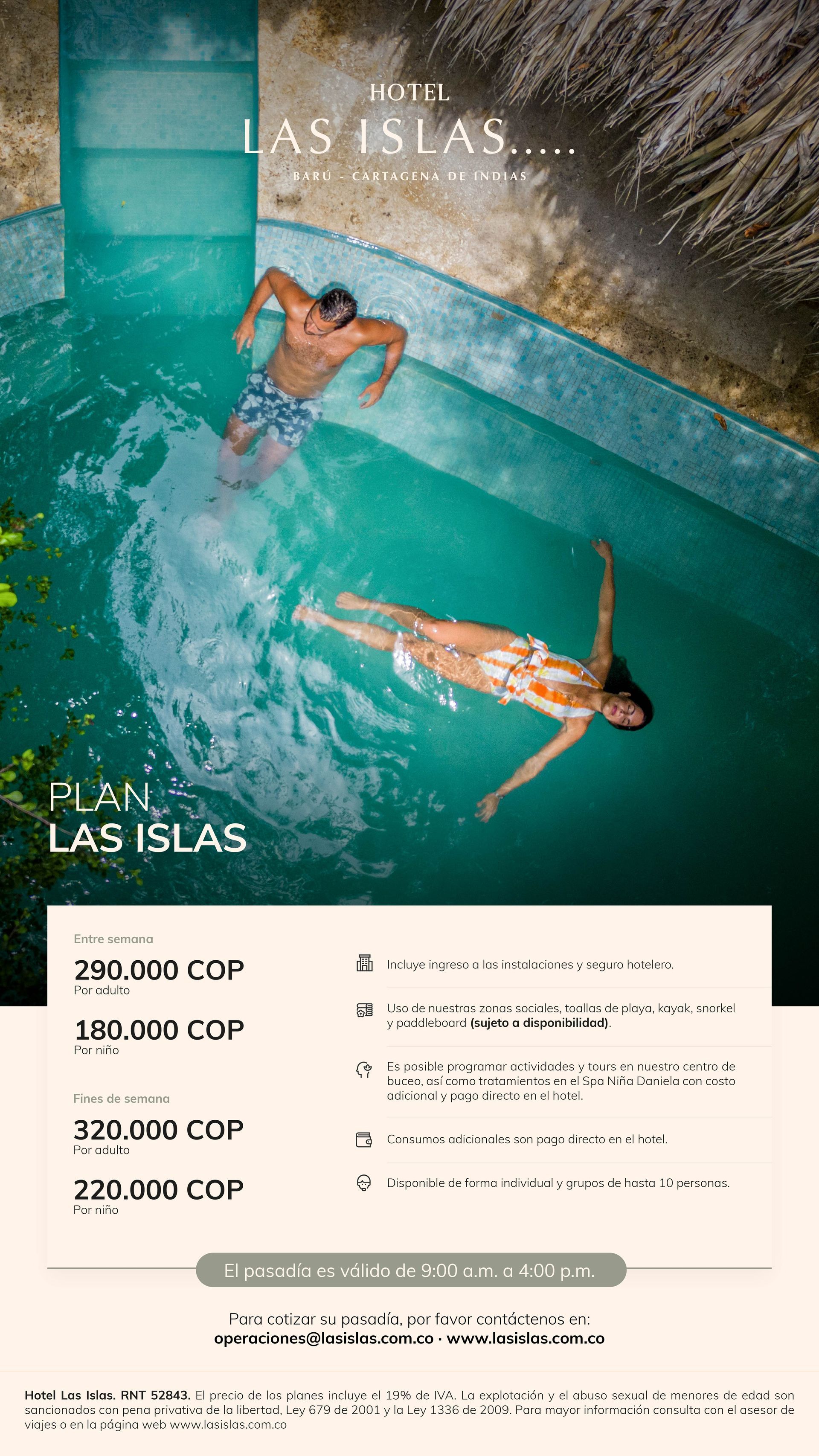 Playa del Hotel Las Islas en Barú